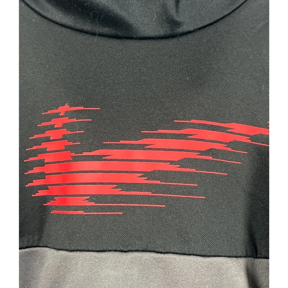 Nike Kids Black Gray Hooded Sweatshirt Boys Large Sportswear Sporty Streetwear